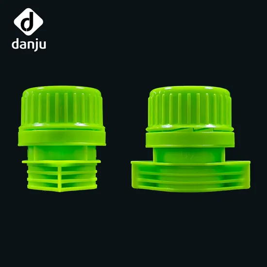 Couvercle à vis en plastique de 22 mm avec anneau de sécurité pour sachet d'eau potable