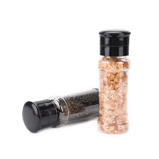 Bouteille de 200 g en vrac, accessoires de cuisine, poivre noir, sel, moulin en céramique