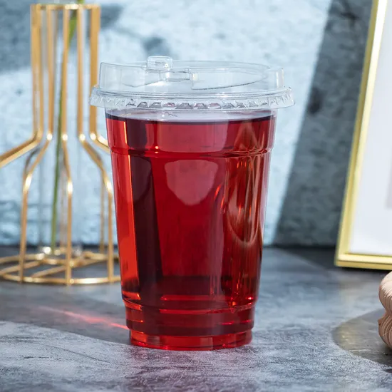 Couvercle anti-fuite SIP de 92 mm, fabriqué en Chine, utilisé pour l'emballage de boissons, gobelet en plastique