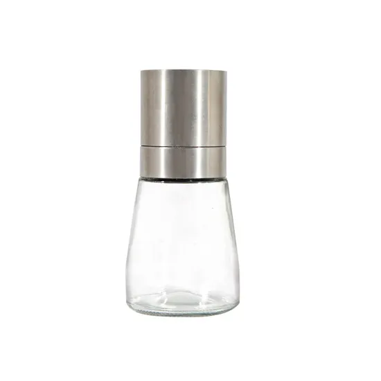 Moulin à sel et à poivre haut de gamme avec meule en céramique pour cuisine 140 ml