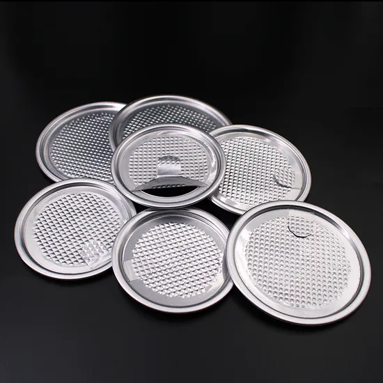Couvercle en aluminium facile à décoller, nouveau design, diamètre 307#83mm, diamètre intérieur pour sceller une boîte en plastique
