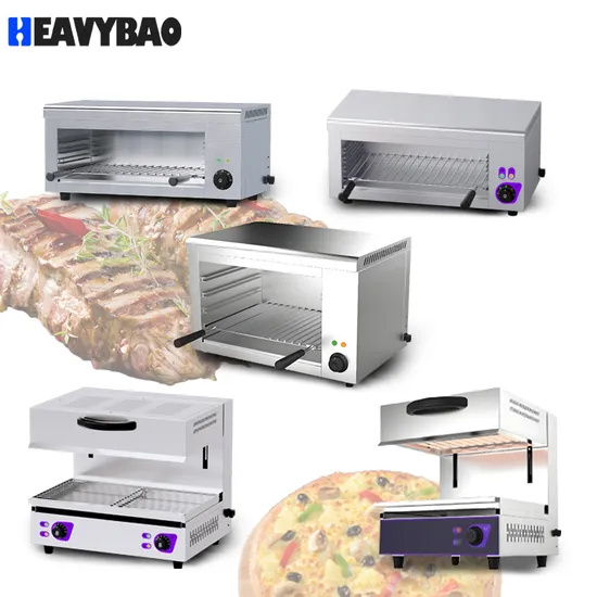 Grill à salamandre réglable en acier inoxydable Heavybao CE RoHS pour restaurant