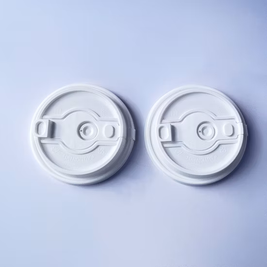 Emballage de boisson jetable en PP à couvercle rond de 90 mm