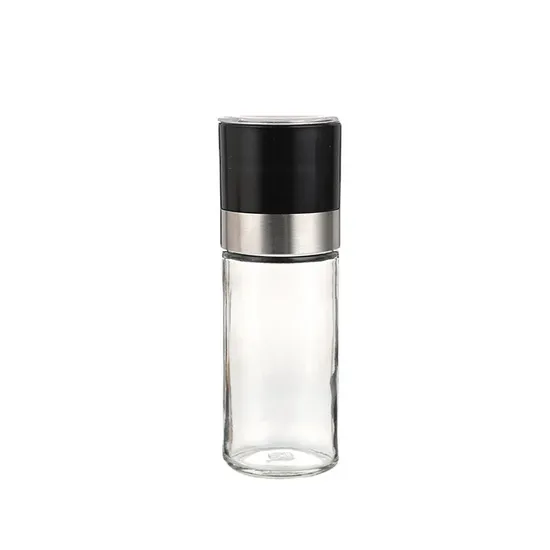 Salière et poivrière 100 ml, moulin en cuivre et acier inoxydable pour chef à domicile, couvercles magnétiques, récipient à épices en céramique lisse