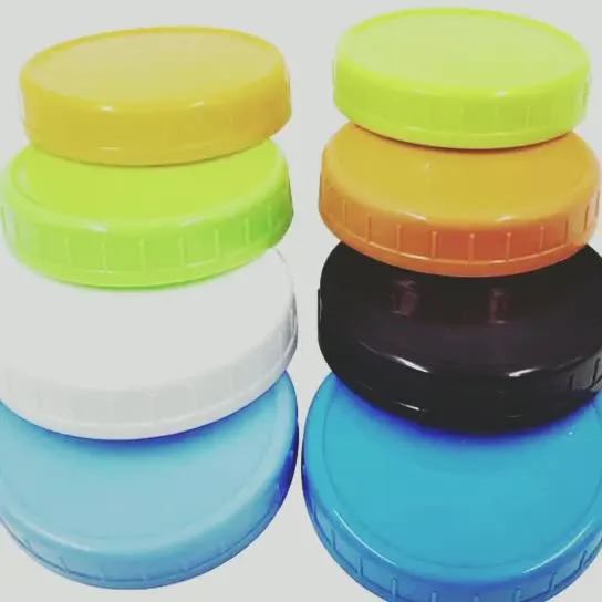 Couvercle de bocal Mason en plastique à ouverture standard de 70 mm, couvercle à visser hermétique