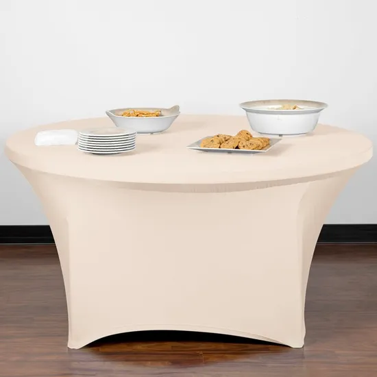 Housses élastiques rondes en élasthanne pour bar, nappes extensibles pour cocktails, moins chères