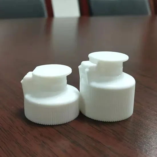 Couvercle à vis en plastique anti-fuite avec revêtement UV